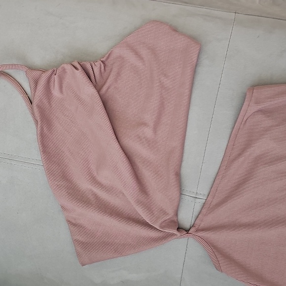 NWT Commense Tan Cut Out Dress - Picture 2 of 6